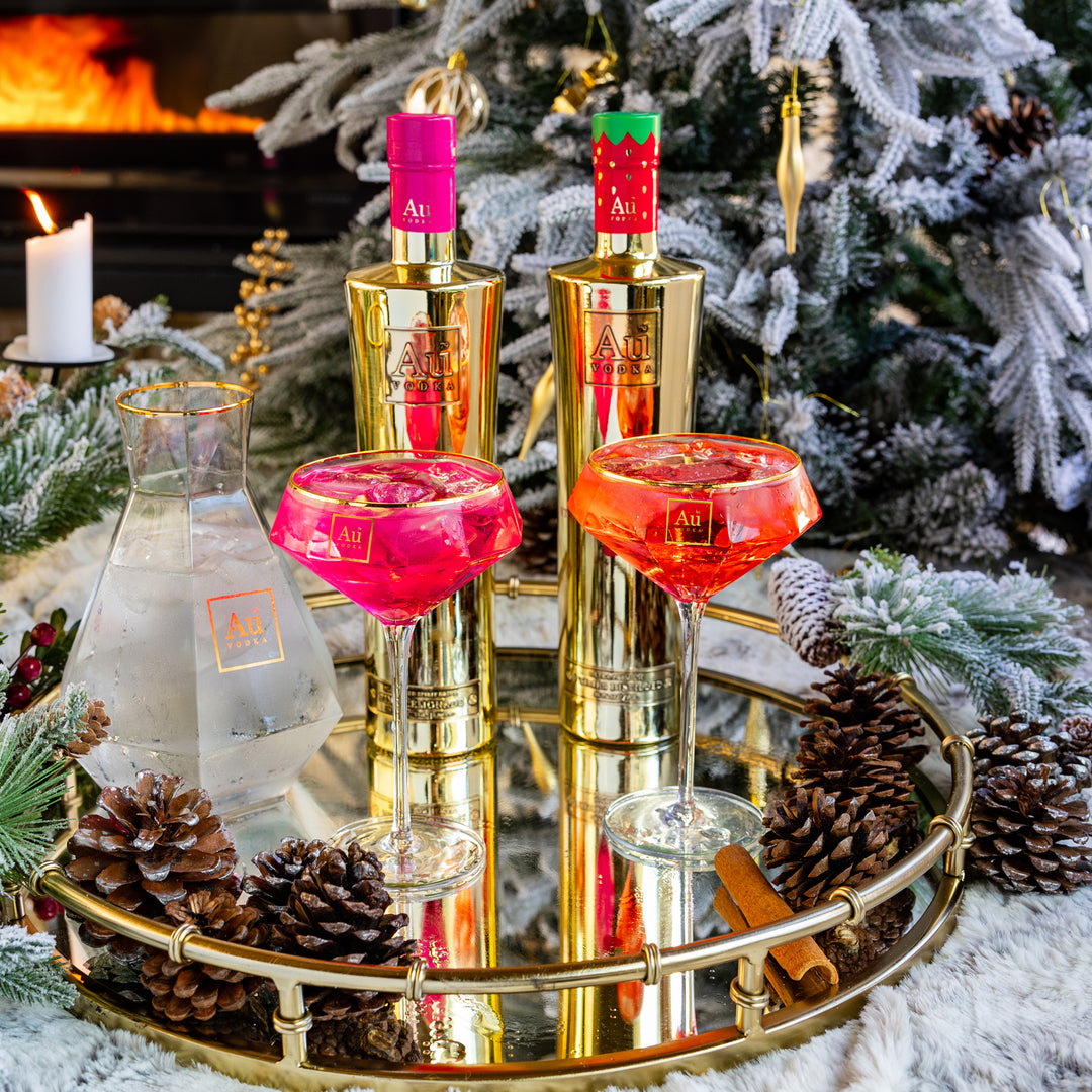 Au Diamond Martini Glass