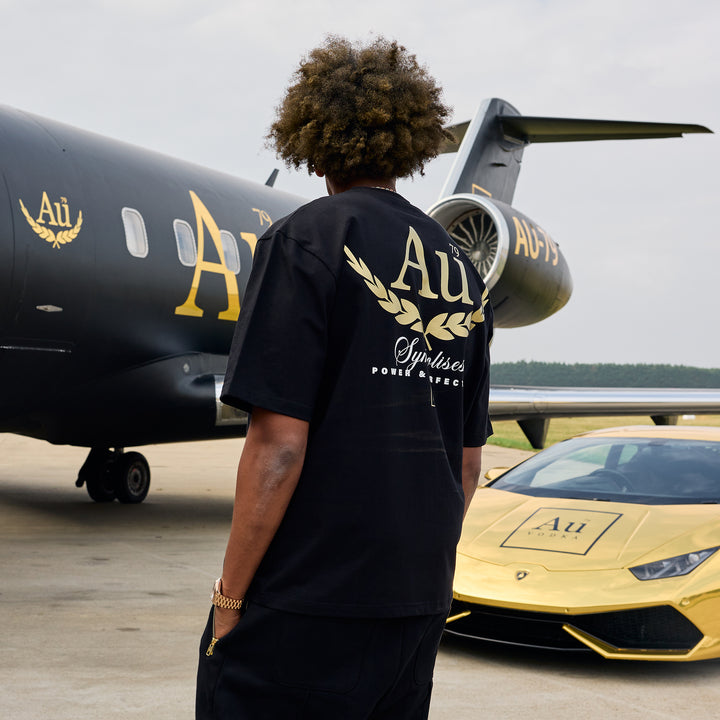 Au Signature T-Shirt -  Black