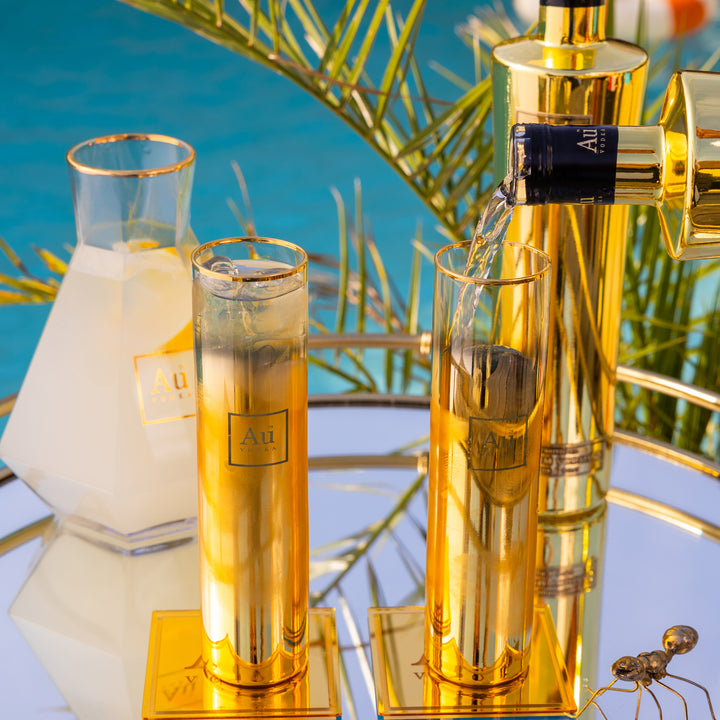 Au Gold Highrise Glass