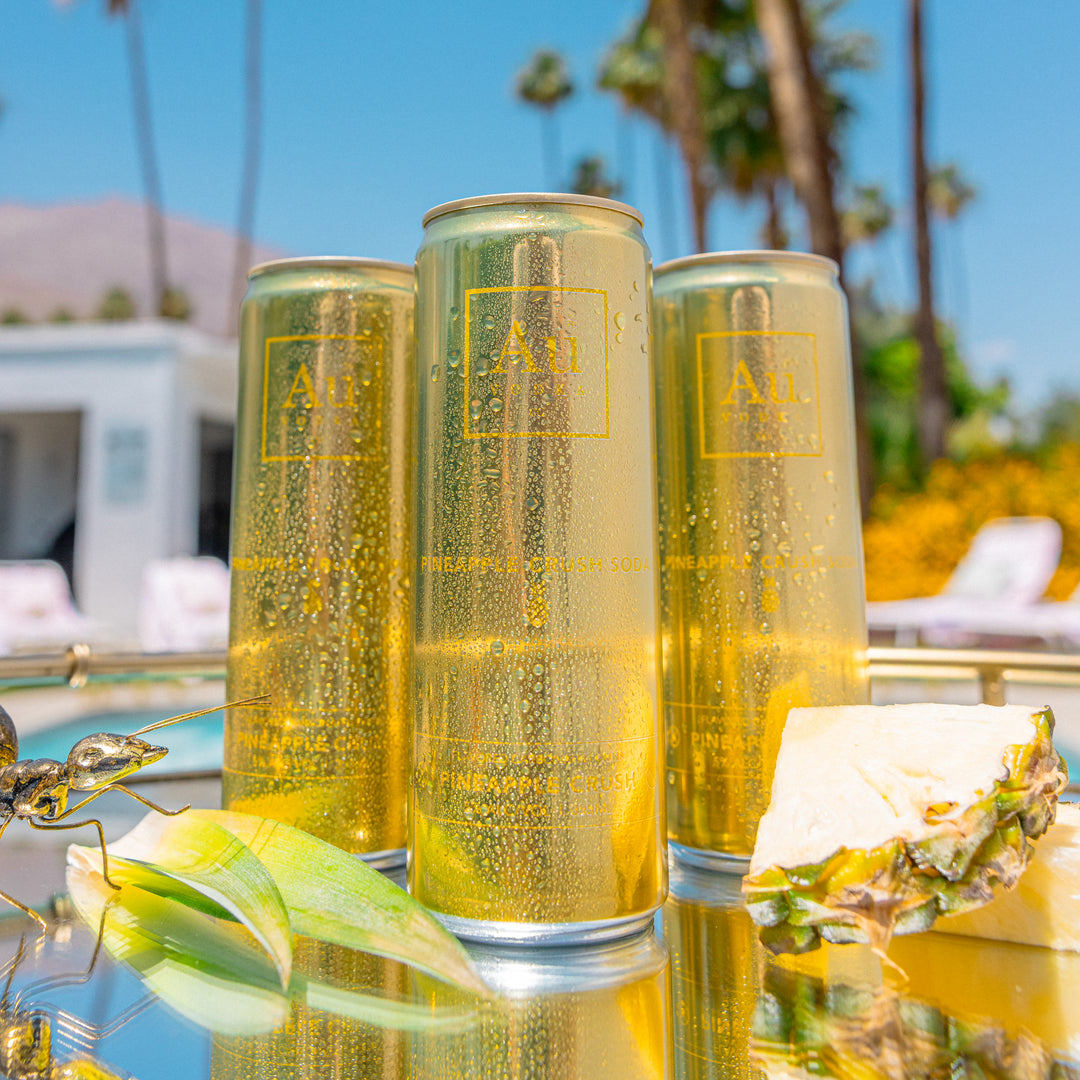Au Vodka Pineapple Crush Pre-Mixed-Cans - Case of 12