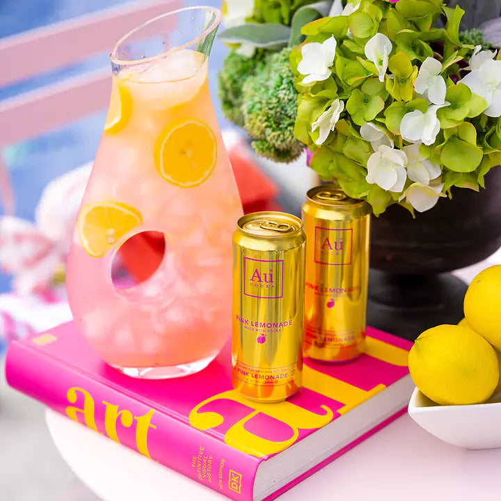 Au Vodka Pink Lemonade Pre-Mixed-Cans - Case of 12