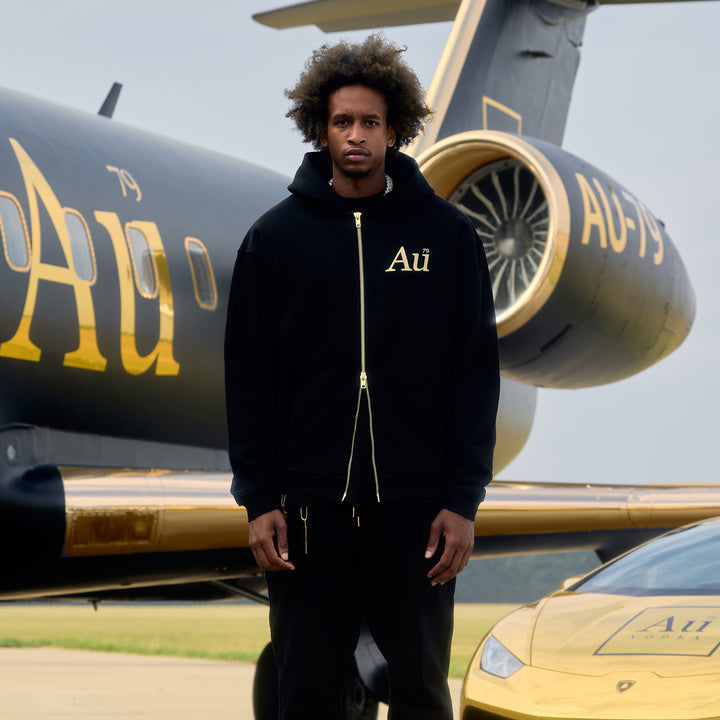 Au Signature Zip Hoodie - Black