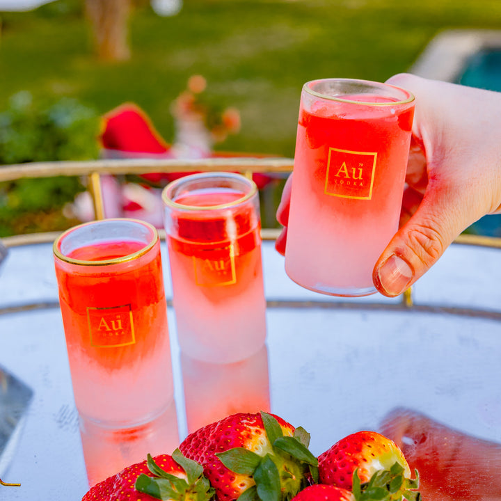 Au Frosted Shot Glass
