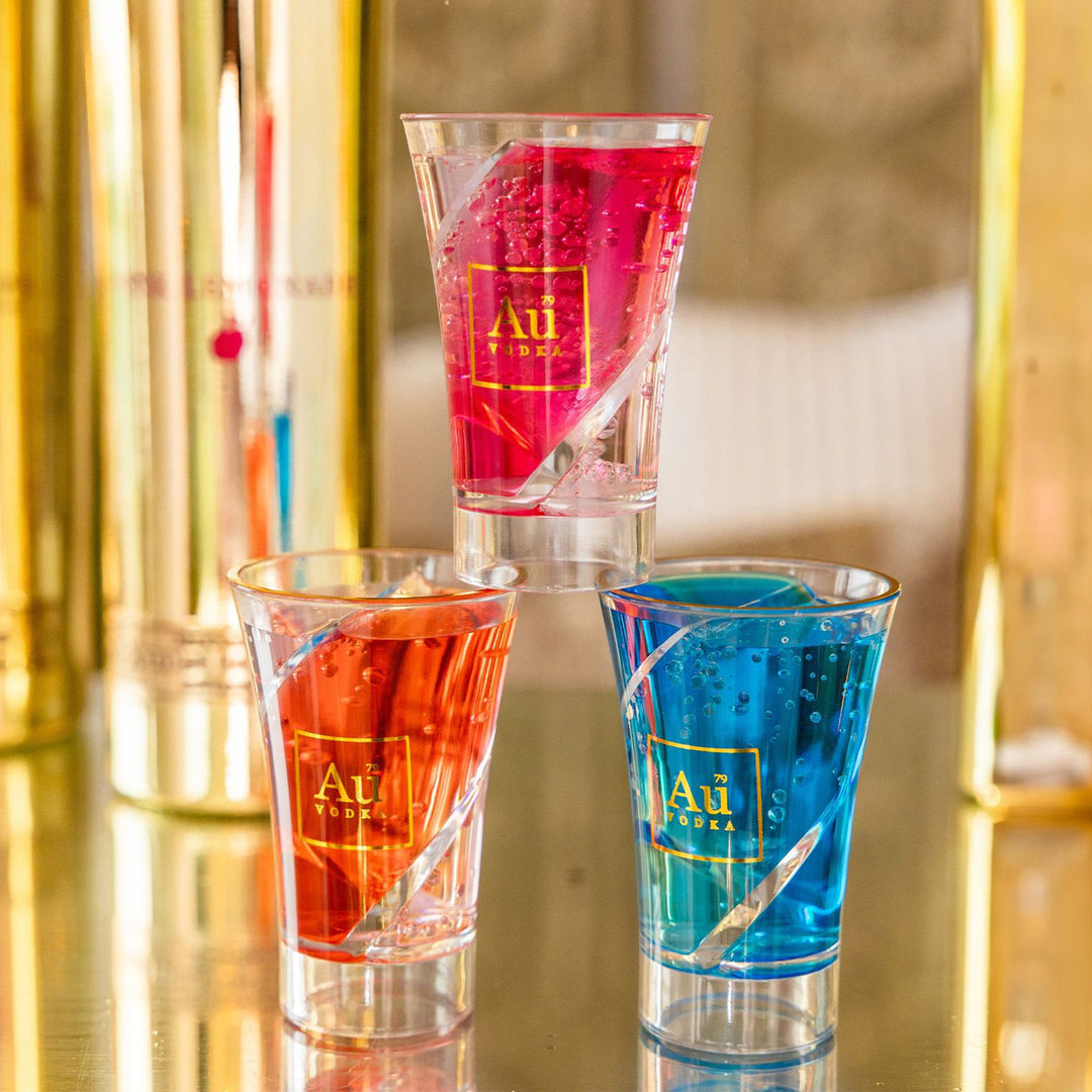 Au Spiral Shot Glass