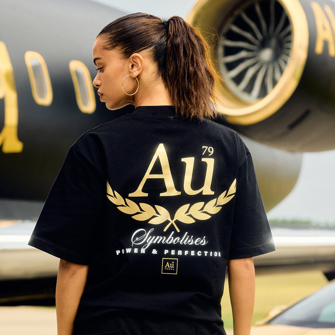 Au Signature T-Shirt -  Black