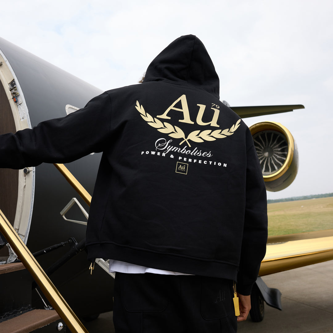 Au Signature Zip Hoodie - Black