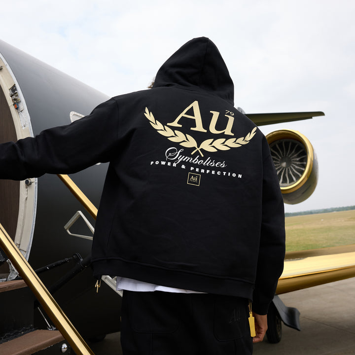 Au Signature Zip Hoodie - Black
