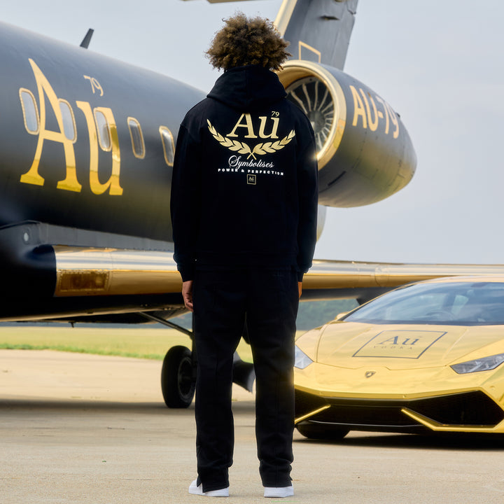 Au Signature Zip Hoodie - Black