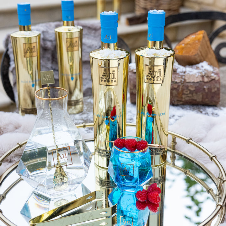 Au Vodka Blue Raspberry 70cl
