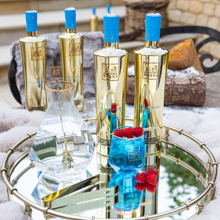 Au Vodka Blue Raspberry 70cl