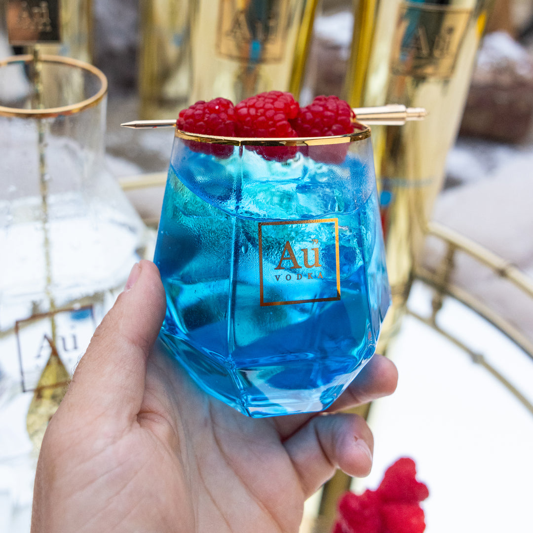 Au Vodka Blue Raspberry 70cl