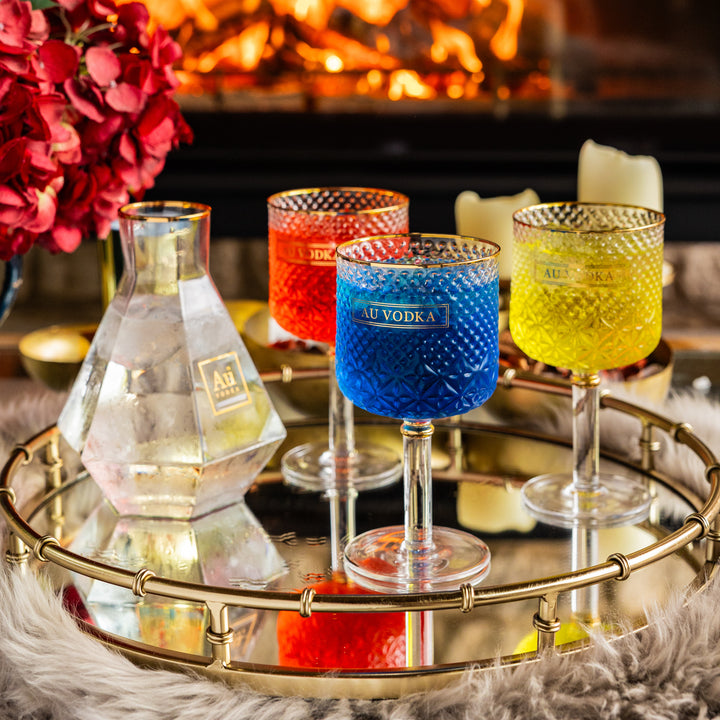 Au Crystal Cocktail Glass