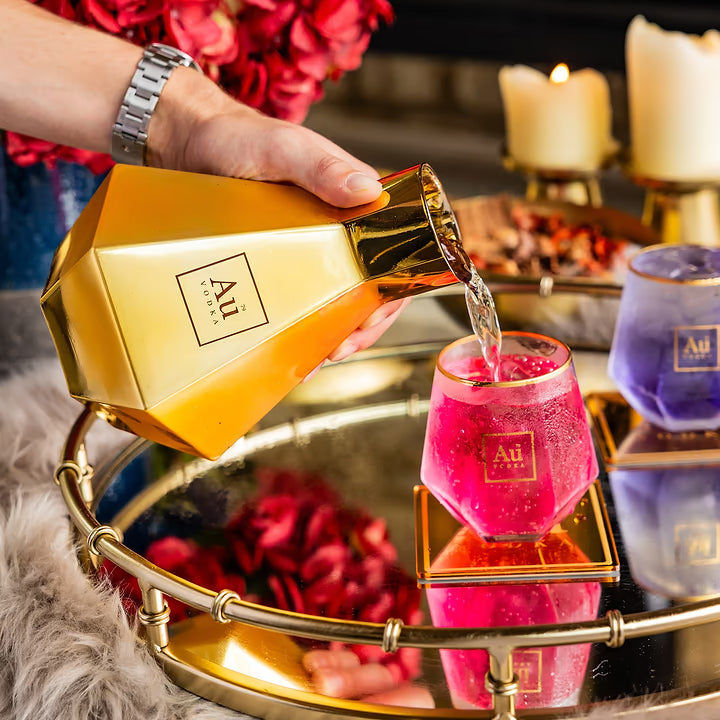 Au Vodka Gold Decanter
