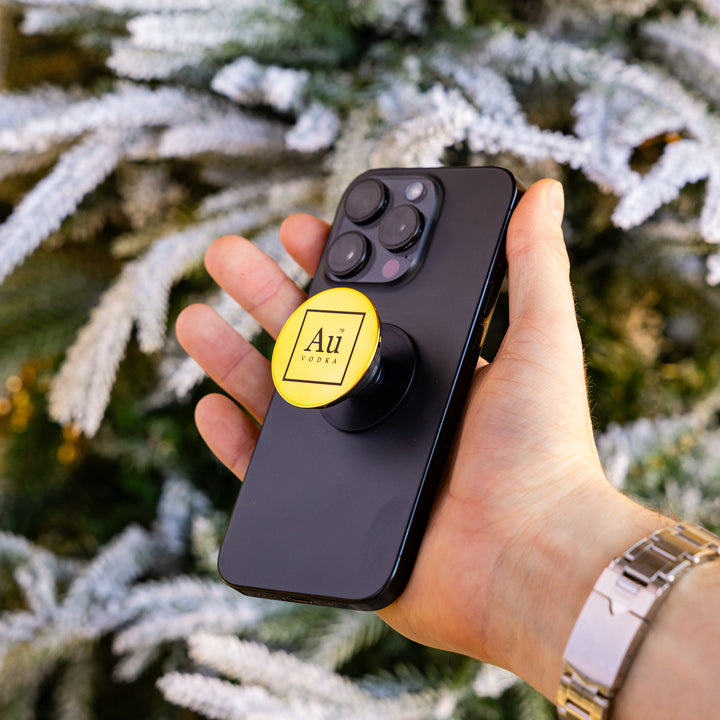 Au Gold Phone Hand Grip