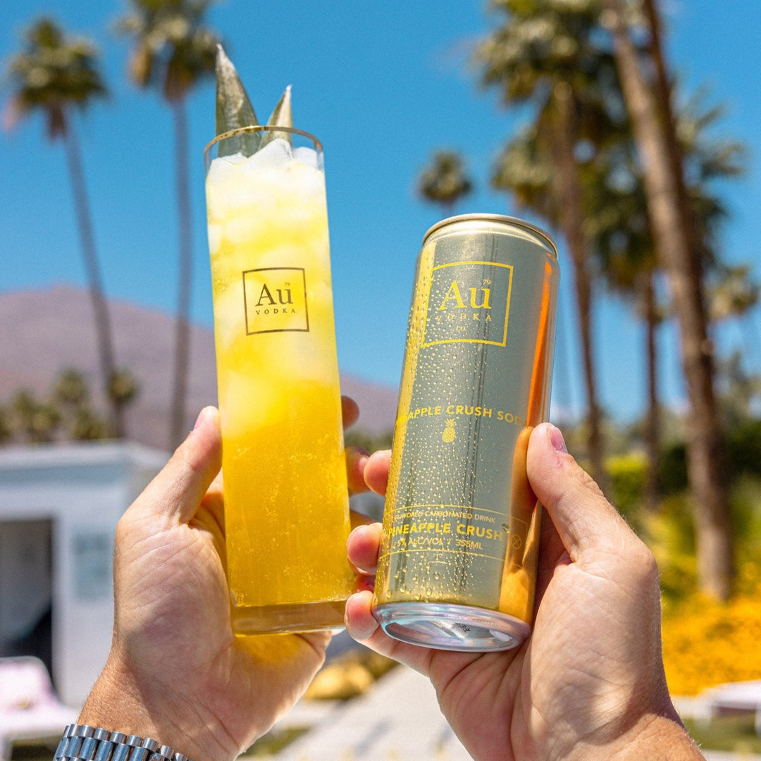Au Vodka Pineapple Crush Pre-Mixed-Cans - Case of 12