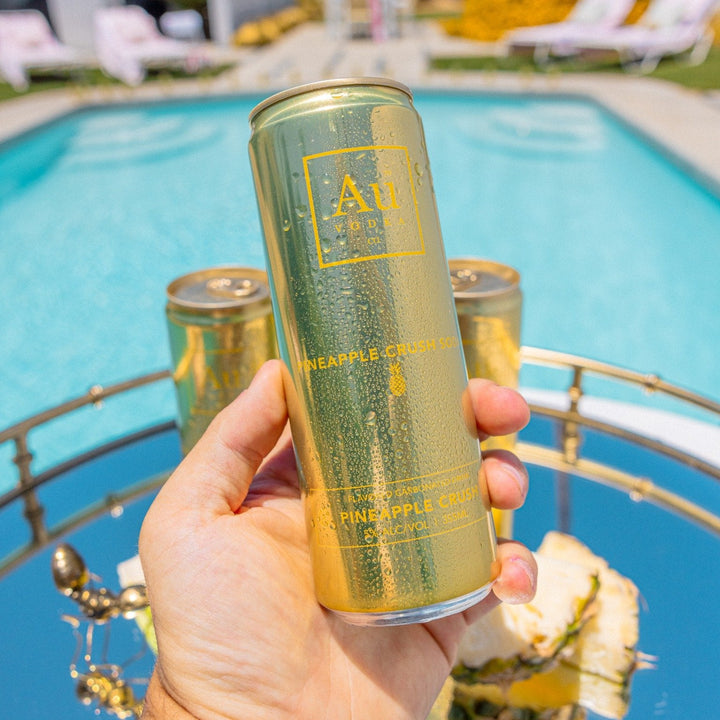 Au Vodka Pineapple Crush Pre-Mixed-Cans - Case of 12
