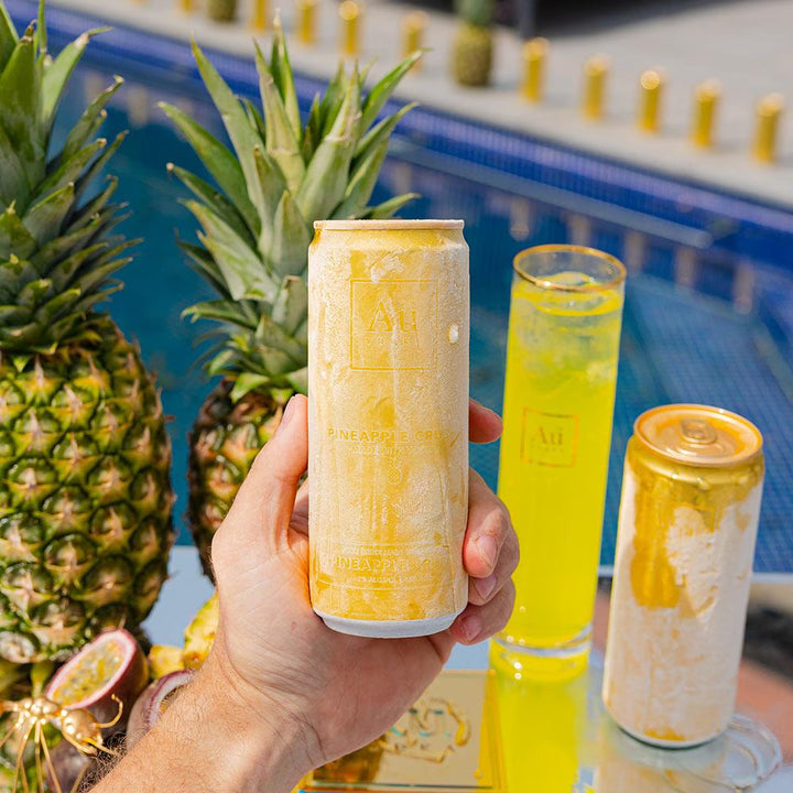 Au Vodka Pineapple Crush Pre-Mixed-Cans - Case of 12