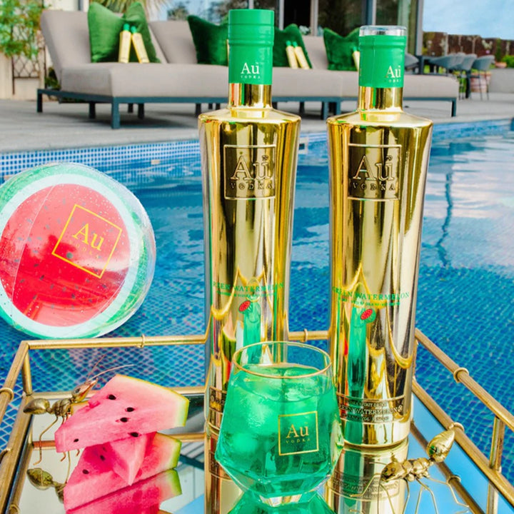 Au Vodka Green Watermelon 70cl