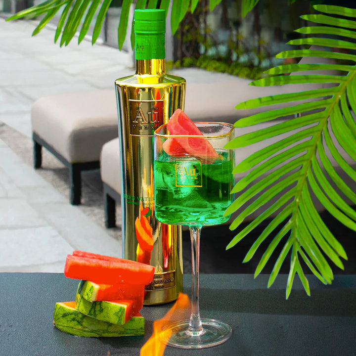 Au Long Stem Square Glass
